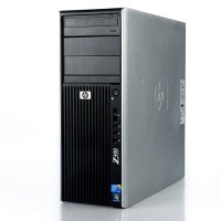 Работна станция HP Workstation Z400 с процесор Intel Xeon Quad Core, W3520 2660Mhz 8MB, 8192MB DDR3 ECC, 500GB SATA, Tower