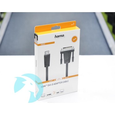 Кабел/преходник Hama HDMI to DVI-D Cable