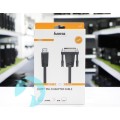 Кабел/преходник Hama HDMI to DVI-D Cable