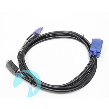 Кабел/преходник Различни марки KVM VGA Male to VGA with USB + PS/2 Male Cable Кабел/преходник Различни марки KVM VGA Male to VGA with USB + PS/2 Male Cable