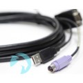 Кабел/преходник Различни марки KVM VGA Male to VGA with USB + PS/2 Male Cable Кабел/преходник Различни марки KVM VGA Male to VGA with USB + PS/2 Male Cable