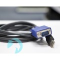 Кабел/преходник Различни марки KVM VGA with USB to VGA Cable