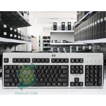 Клавиатура HP KUS0133, SmartCard CCID US Int. Keyboard,Silver/Black