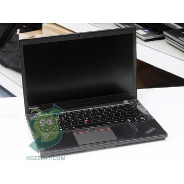 Лаптоп Lenovo ThinkPad T450s с процесор Intel Core i5, 5200U 2200Mhz 3MB 2 cores, 4 threads, 4096MB So-Dimm DDR3L, 128 GB 2.5 Inch SSD, 14" 1600x900 WSXGA 16:9