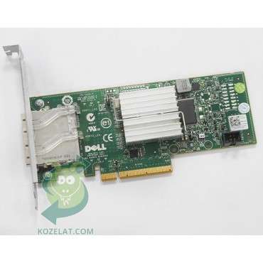 PCI контролер за компютър DELL H200E, 6Gbps HBA Dual-Port External Controller Adapter