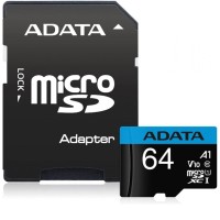 Флаш памет ADATA 64GB MicroSDXC UHS-I CLASS 10 (with adapter)