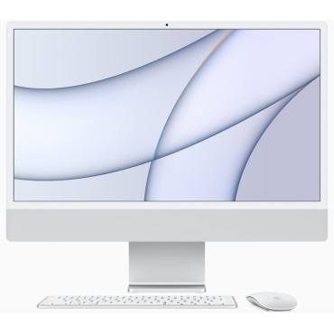 Компютър Apple IMAC 24 SILVER/8C CPU/8C GPU/8GB/256GB-ZEE/INT KB