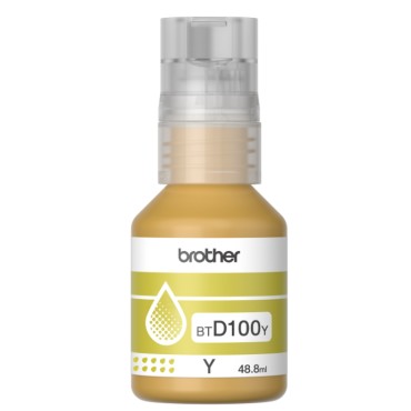 Консуматив Brother BT-D100Y Yellow Ink Bottle Консуматив Brother BT-D100Y Yellow Ink Bottle