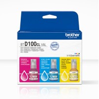 Консуматив Brother BTD100CLVAL Brother Coloured Multipack Ink Bottles