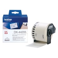 Консуматив Brother DK-44205 White Removable Paper Tape 62 mm x 30.48 m
