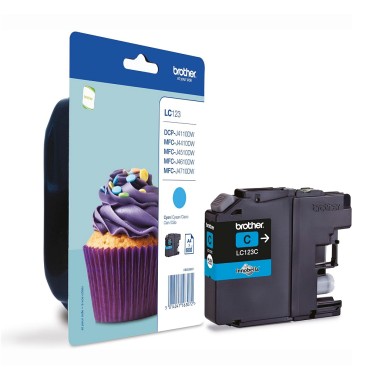 Консуматив Brother LC-123 Cyan Ink Cartridge for MFC-J4510DW Консуматив Brother LC-123 Cyan Ink Cartridge for MFC-J4510DW