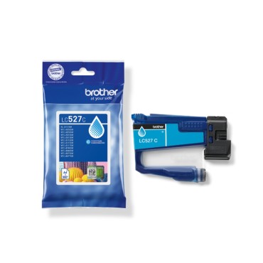 Консуматив Brother LC527C Cyan Ink Cartridge for MFCJ5010DW/MFCJ5110DW - 900 page yield