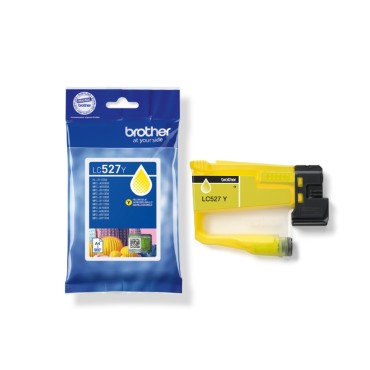 Консуматив Brother LC527XLY  Yellow Ink Cartridge for MFCJ5010DW/MFCJ5110DW - 2000 page yield