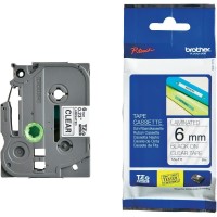 Консуматив Brother TZe-111 Tape Black on Clear
