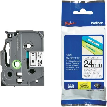 Консуматив Brother TZe-151 Tape Black on Clear