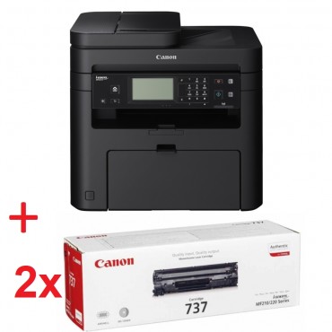 Canon i-SENSYS MF237w Printer/Scanner/Copier/Fax + 2x Canon CRG-737