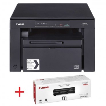Canon i-SENSYS MF3010 Printer/Scanner/Copier + Canon CRG725 Toner Cartridge