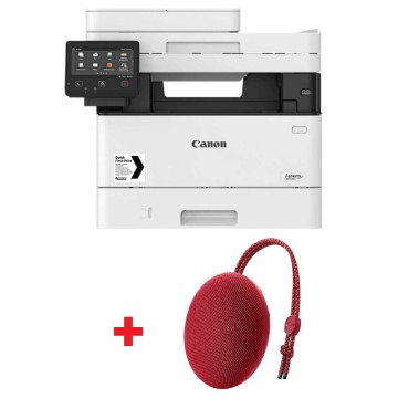 Canon i-SENSYS MF445dw Printer/Scanner/Copier/Fax + Huawei Sound Stone portable bluetooth speaker CM51 Red