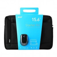 Чанта за лаптоп Acer 15.6' Notebook Starter Kit PE Pack Wired Mouse, Black