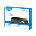 Суич Cudy GS1005PTS1 5-Port Gigabit PoE+ Switch with 1 SFP Port 120W5-Port 10/100/1000M PoE+ Switch 120W Суич Cudy GS1005PTS1 5-Port Gigabit PoE+ Switch with 1 SFP Port 120W5-Port 10/100/1000M PoE+ Switch 120W