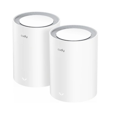 Рутер Cudy M3000 (2-Pack) AX3000 Wi-Fi 6 Mesh Dual-Band 2402Mbps at 5GHz + 574Mbps at 2.4GHz Рутер Cudy M3000 (2-Pack) AX3000 Wi-Fi 6 Mesh Dual-Band 2402Mbps at 5GHz + 574Mbps at 2.4GHz