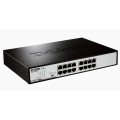 Суич D-Link 16-Port 10/100/1000Mbps Copper Gigabit Ethernet Switch