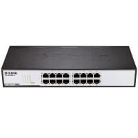Суич D-Link 16-Port 10/100Mbps Fast Ethernet Unmanaged Switch