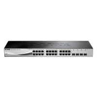 Суич D-Link 24 10/100/1000 Base-T port with 4 x 1000Base-T /SFP ports