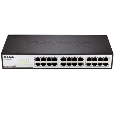 Суич D-Link 24-Port 10/100Mbps Fast Ethernet Unmanaged Switch