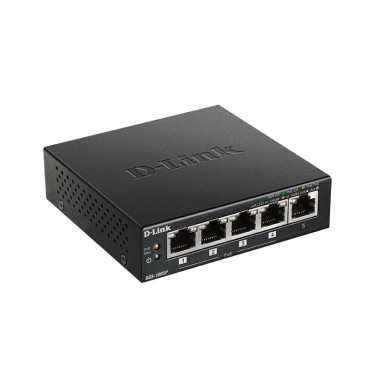 Суич D-Link 5-Port Desktop Gigabit PoE+ Switch