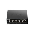 Суич D-Link 5-Port Desktop Gigabit PoE+ Switch