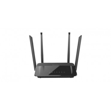 D-Link Wireless AC1200 Dual Band Gigabit Router with external antenna
