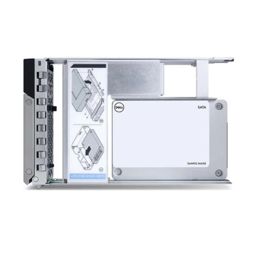 Твърд диск за лаптоп Dell 480GB SSD SATA ISE RI 6Gbps 512e 2.5in with 3.5in HYB CARR
