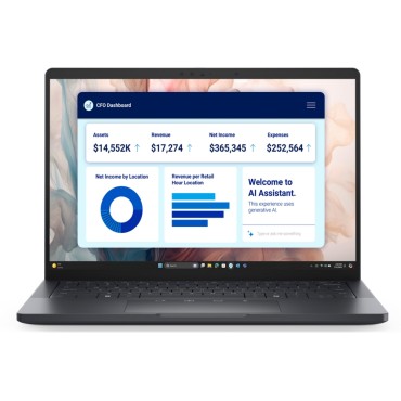Лаптоп Dell Pro 13 Premium PA13250 + IR Cams and Mic, Wi-Fi 7, FPR, Backlit Kb, Win 11 Pro