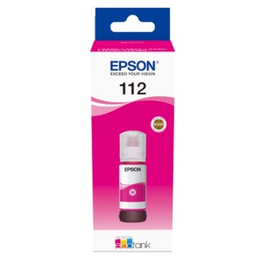 Консуматив Epson 112 EcoTank Pigment Magenta ink bottle Консуматив Epson 112 EcoTank Pigment Magenta ink bottle