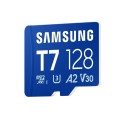 Флаш памет Samsung 128GB micro SD Card T7 UHS-I Transfer Speed up to 170MB/s Class 10 U3 V30 A2 Флаш памет Samsung 128GB micro SD Card T7 UHS-I Transfer Speed up to 170MB/s Class 10 U3 V30 A2