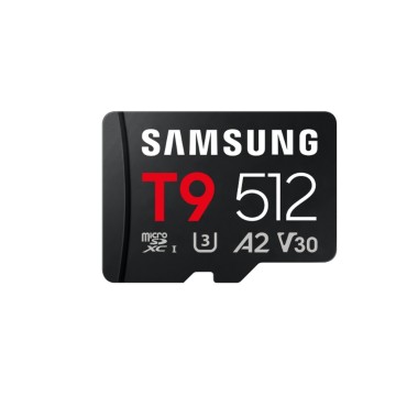 Флаш памет Samsung 512GB micro SD Card T9 UHS-I Read 200MB/s - Write 130MB/s Class 10 U3 V30 A2
