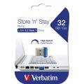 Флаш памет Verbatim USB 3.0 Nano Store 'N' Stay 32GB Флаш памет Verbatim USB 3.0 Nano Store 'N' Stay 32GB