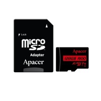 Флаш памети Apacer 128GB microSDHC/SDXC UHS-I U1 V10 A1 (1 adapter)