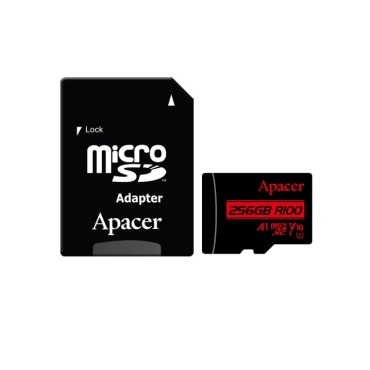 Флаш памети Apacer 256GB microSDHC/SDXC UHS-I U1 V10 A1 (1 adapter)