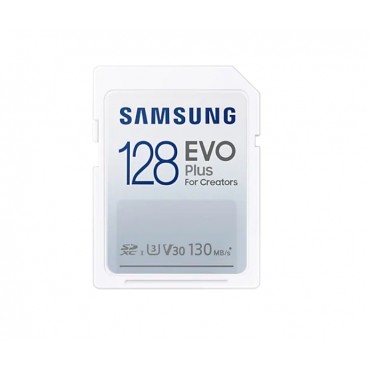 Флаш памети Samsung 128GB SD Card EVO Plus with Adapter