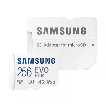 Флаш памети Samsung 256GB micro SD Card EVO Plus with Adapter