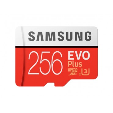 Флаш памети Samsung 256GB micro SD Card EVO+ with Adapter