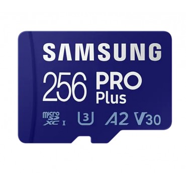 Флаш памети Samsung 256GB micro SD Card PRO Plus  with Adapter