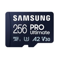 Флаш памети Samsung 256GB micro SD Card PRO Ultimate with USB Reader 