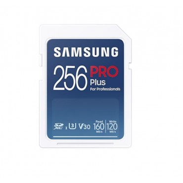 Флаш памети Samsung 256GB SD Card PRO Plus  with Adapter