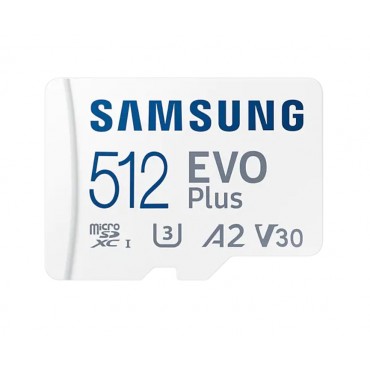 Флаш памети Samsung 512GB micro SD Card EVO Plus with Adapter