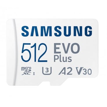 Флаш памети Samsung 512GB micro SD Card EVO Plus with Adapter