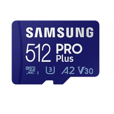 Флаш памети Samsung 512GB micro SD Card PRO Plus  with Adapter