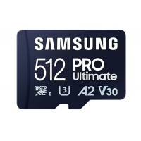 Флаш памети Samsung 512GB micro SD Card PRO Ultimate with Adapter 